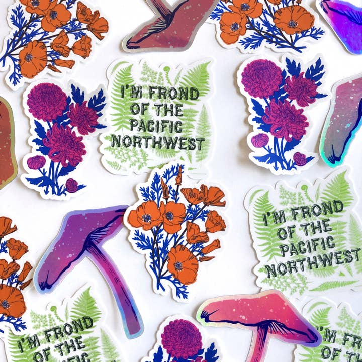 Pier Six Press - Wholesale Sticker - Pacific Northwest Pun Sticker3