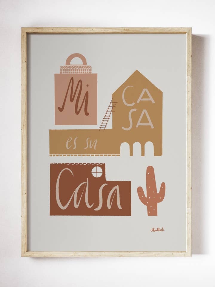 Imprimé Casa pour la vente par Daley Kaye Studio