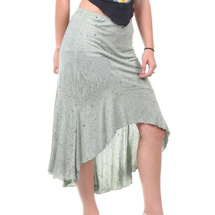 JUPE SPRINKLE SPRAY EN Viscose Sprinkle Spray Hi-Lo pour la vente par Jayli Clothing