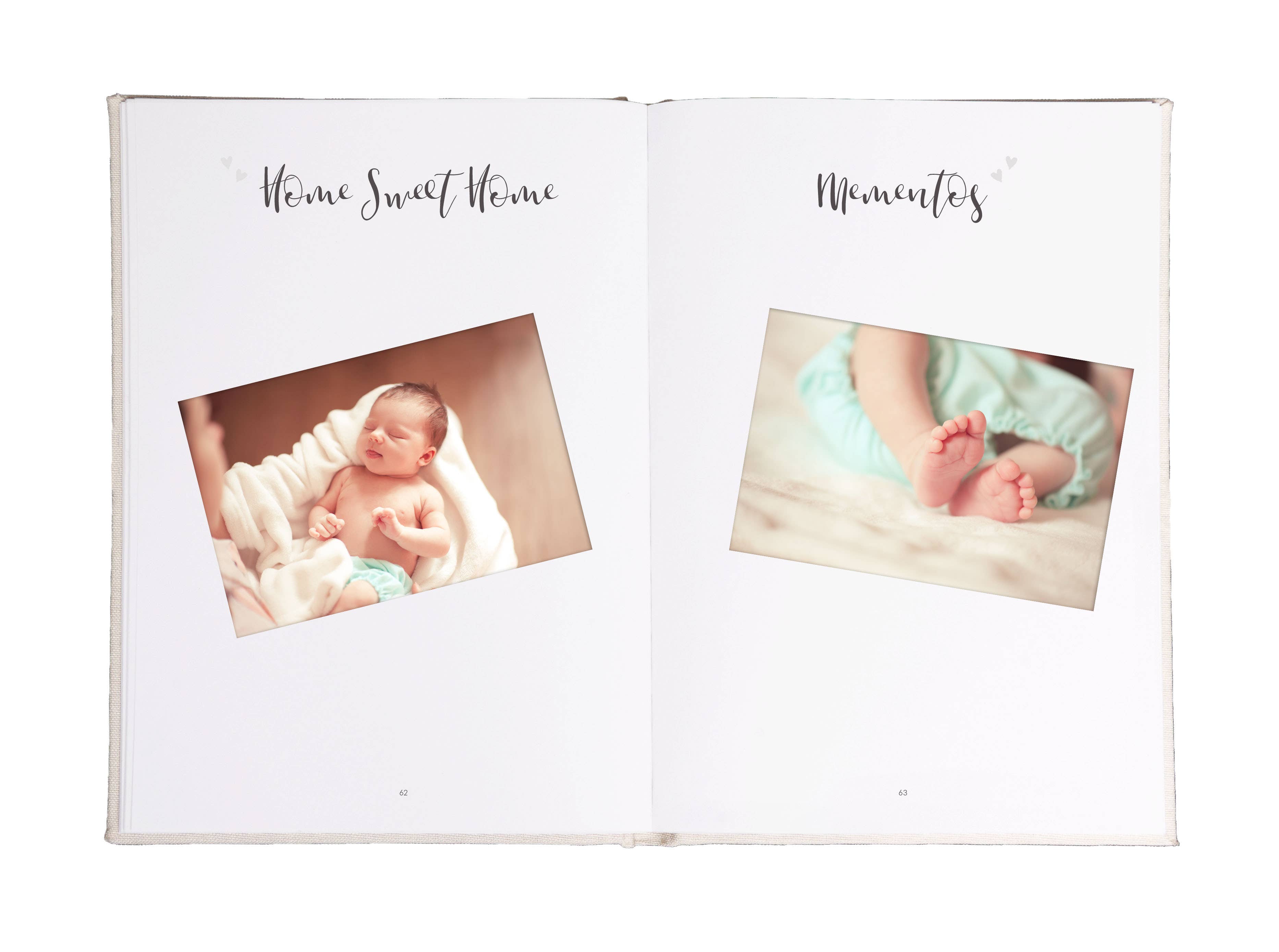 Pearhead - Vente Journal – maternité - Journal de grossesse My Little Bump Linen, Ivoire5