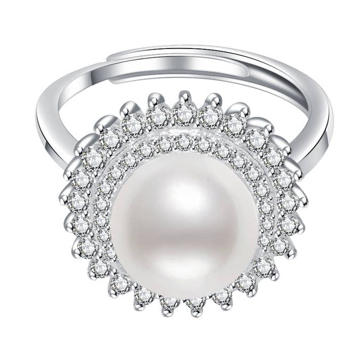 Elegant Freshwater Pearl Ring WR00077 for wholesale by PEARLY LUSTRE