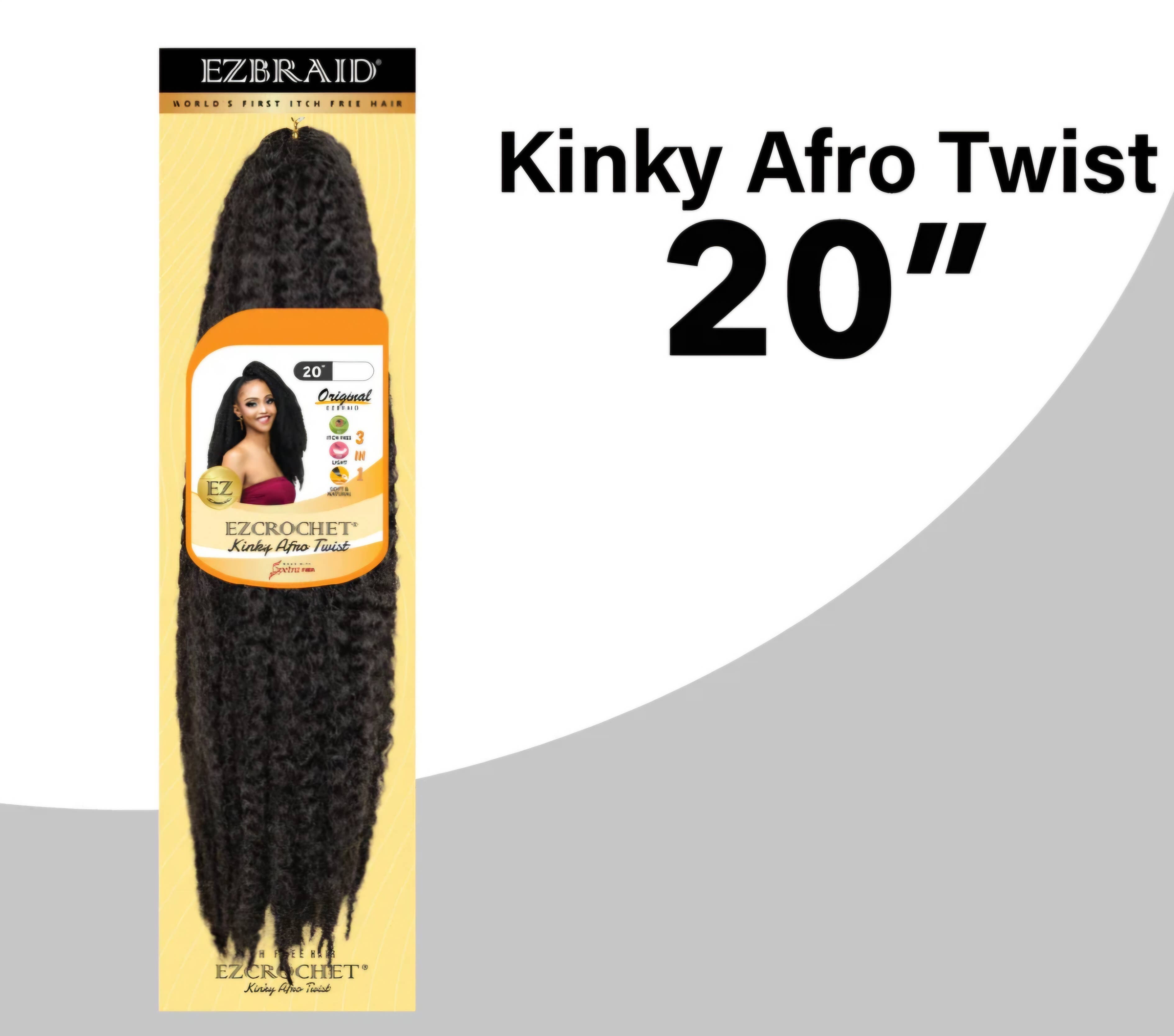 Majestic Wholesale - Wholesale Hair Extensions - EZBraid EZCrochet Kinky Afro Twist 20" Assorted Colors5