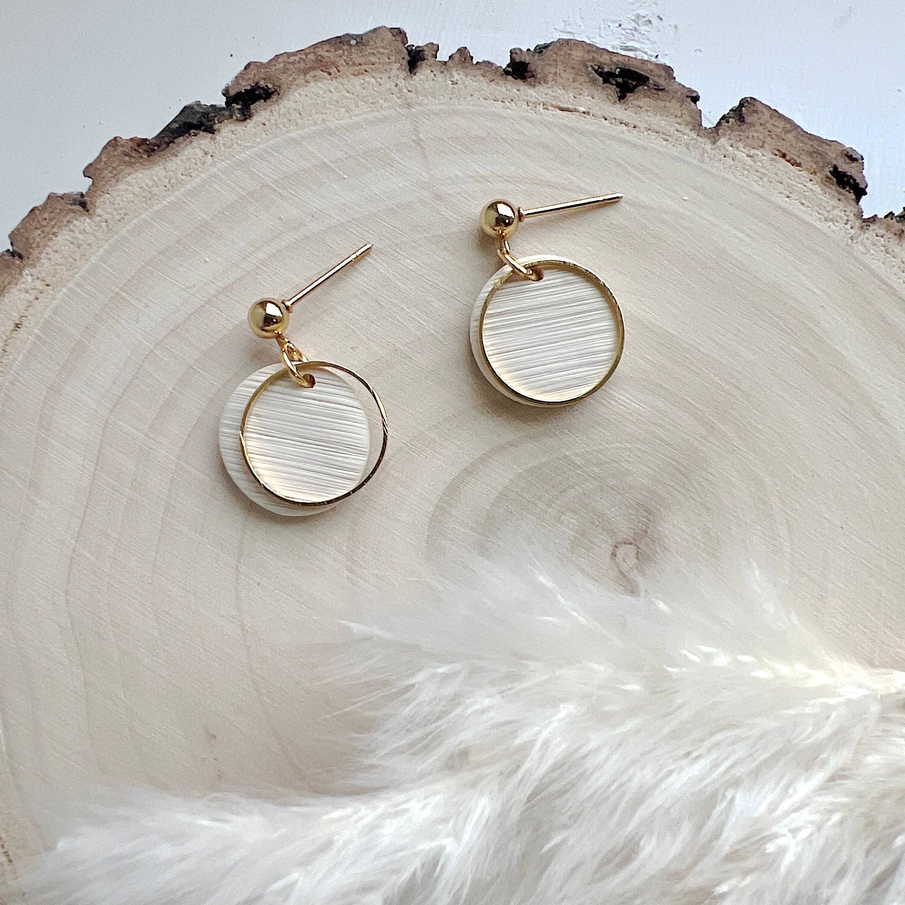 Courage & Calling - Wholesale Dangle Earrings - Circle Charm Dangles0