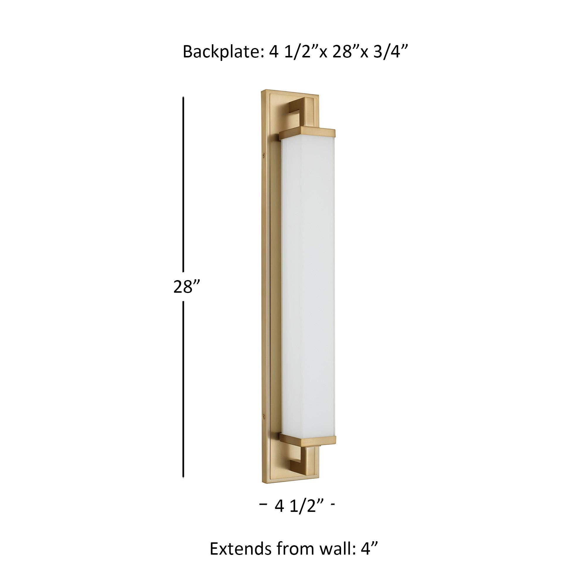 Brio Lighting - Wholesale Chandelier/Hanging Light - Zenith 28" Antique Brass LED Bathroom Vanity Light7