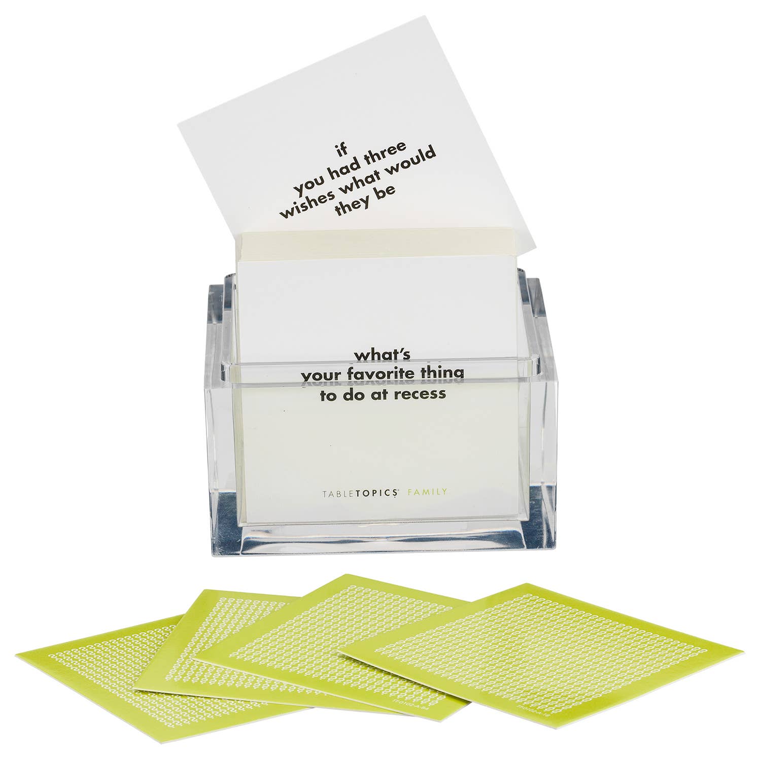 TableTopics - Vente Jeux de cartes - TABLETOPICS FAMILLE - Déclencheurs de conversation primés2