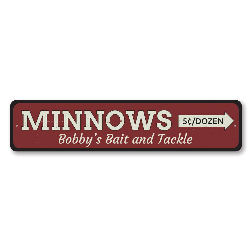 Lizton Sign Shop, Inc – wholesale Skylt – Minnows Skylt0