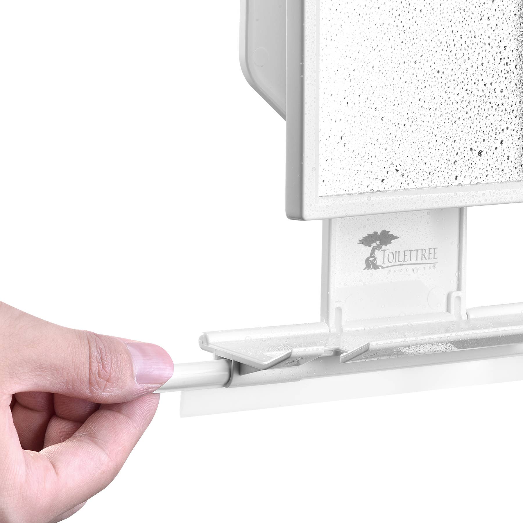 ToiletTree Products - Wholesale Bathroom Mirror - Deluxe Fogless Shower Mirror with Shelf and Squeegee22