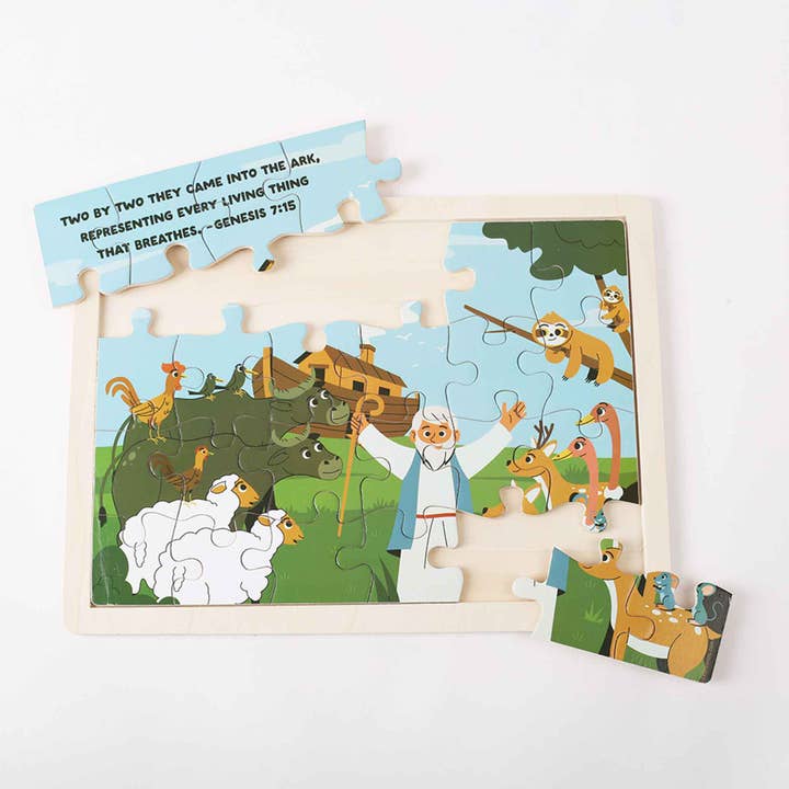 Swanson Christian Products - Wholesale Wood Toy - Kids - Wooden Puzzle - Noah's Ark3
