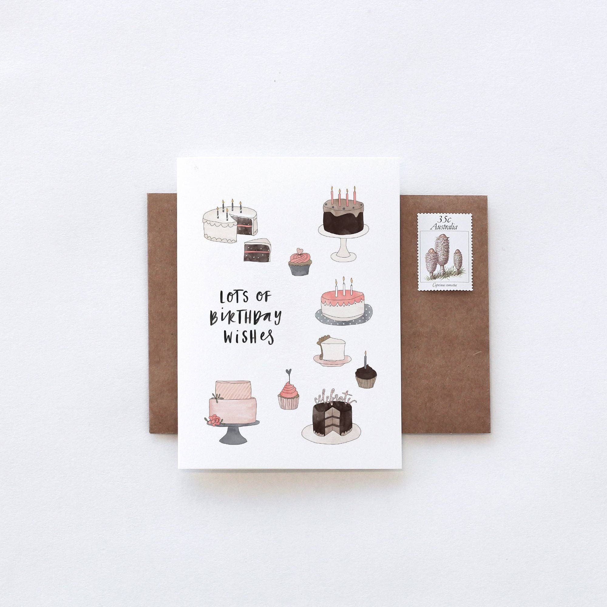 In the Daylight - Wholesale Birthday Card - Lots of Birthday Cake Greeting Card1