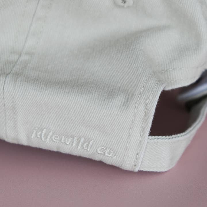 Idlewild Co. - Wholesale Hat Accessory - Women's - Olives Embroidered Hat, Khaki3