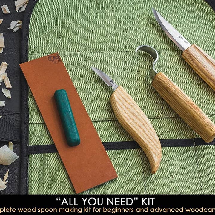 BeaverCraft - Wholesale Craft Tool - S13 - Wood Carving Tool Set for Spoon Carving1