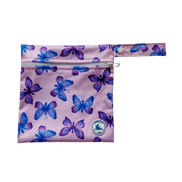 Little E & Co - Wholesale Wet bag – Child & baby - REUSABLE MINI WET BAG ~ BUTTERFLIES