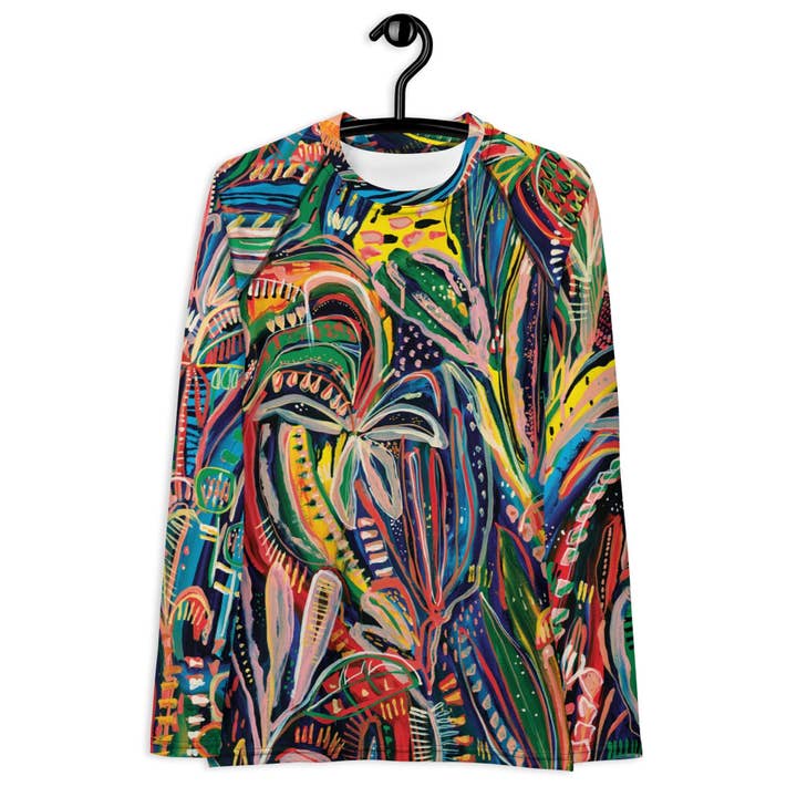 Club Tropicana - Rashguard met lange mouwen voor dames voor wholesale door Palet Theory