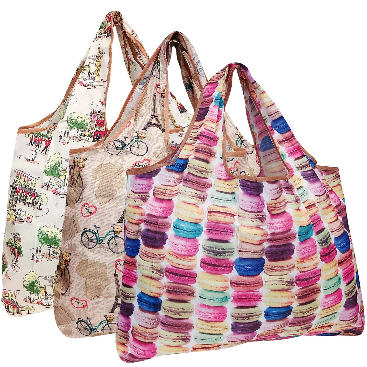 Wrapables.com - Wholesale Grocery/Shopping Bag - Wrapables Eco-Friendly Large Nylon Reusable  Bags (Set of 3)193