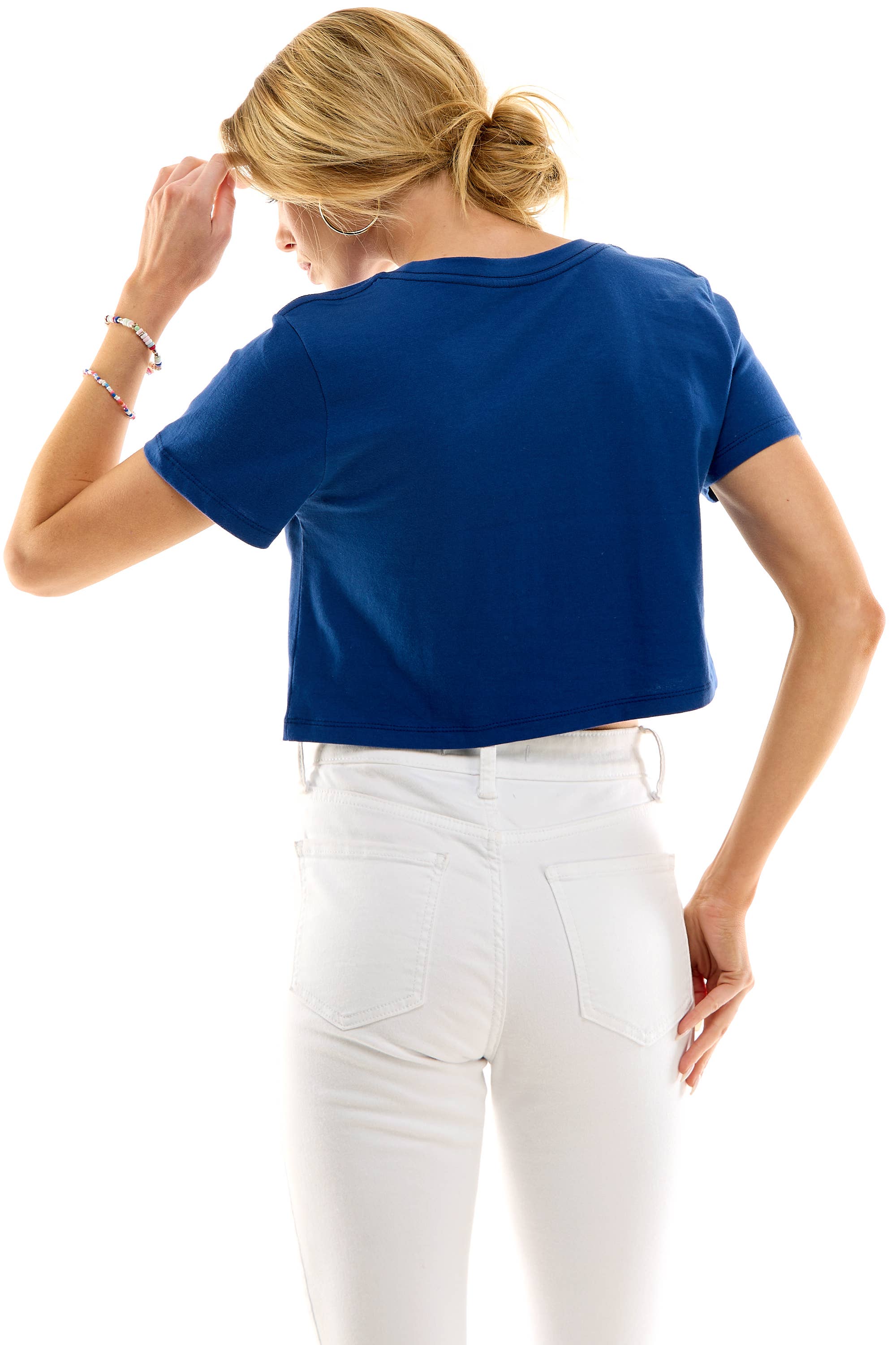 LOVING PEOPLE - Wholesale T-Shirt - Women's - Premium cotton boxy crop tops86