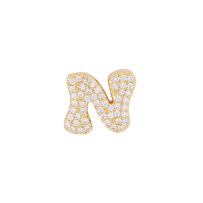 Savvy Bling - Wholesale Pendant/Charm Necklace - Cosmic Scroll CZ Initial Custom Word Name Necklaces 20