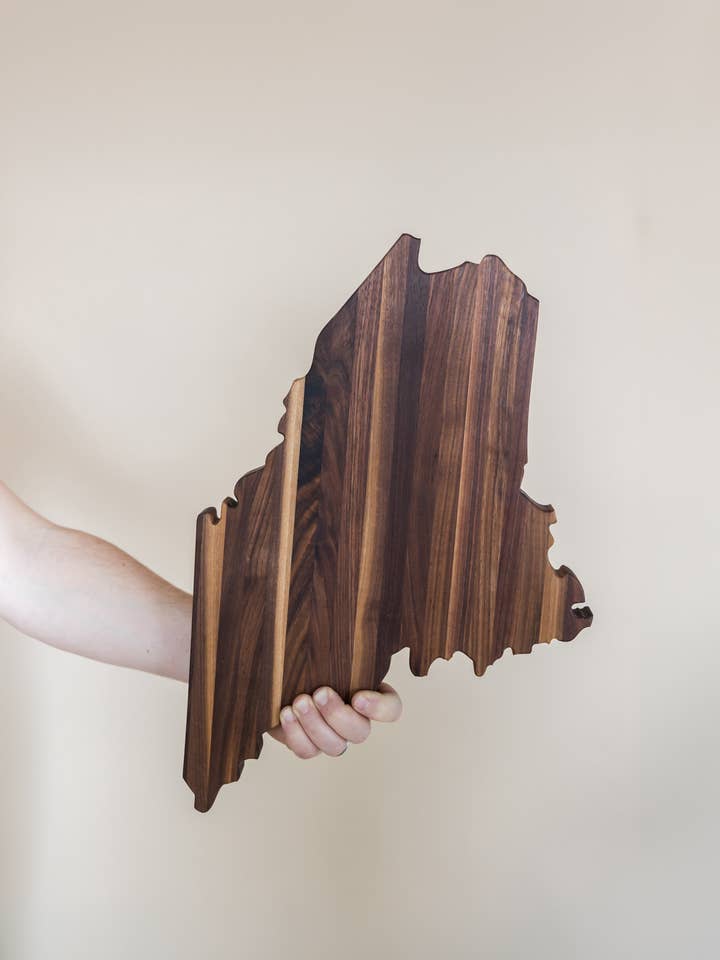 State Shaped Wall Art for wholesale by Rowe Station Woodworks