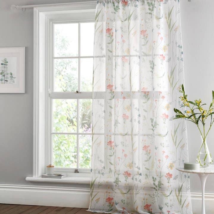 UW Home - Wholesale Curtain - Spring Glade Voile Panel by Dreams & Drapes in Multi