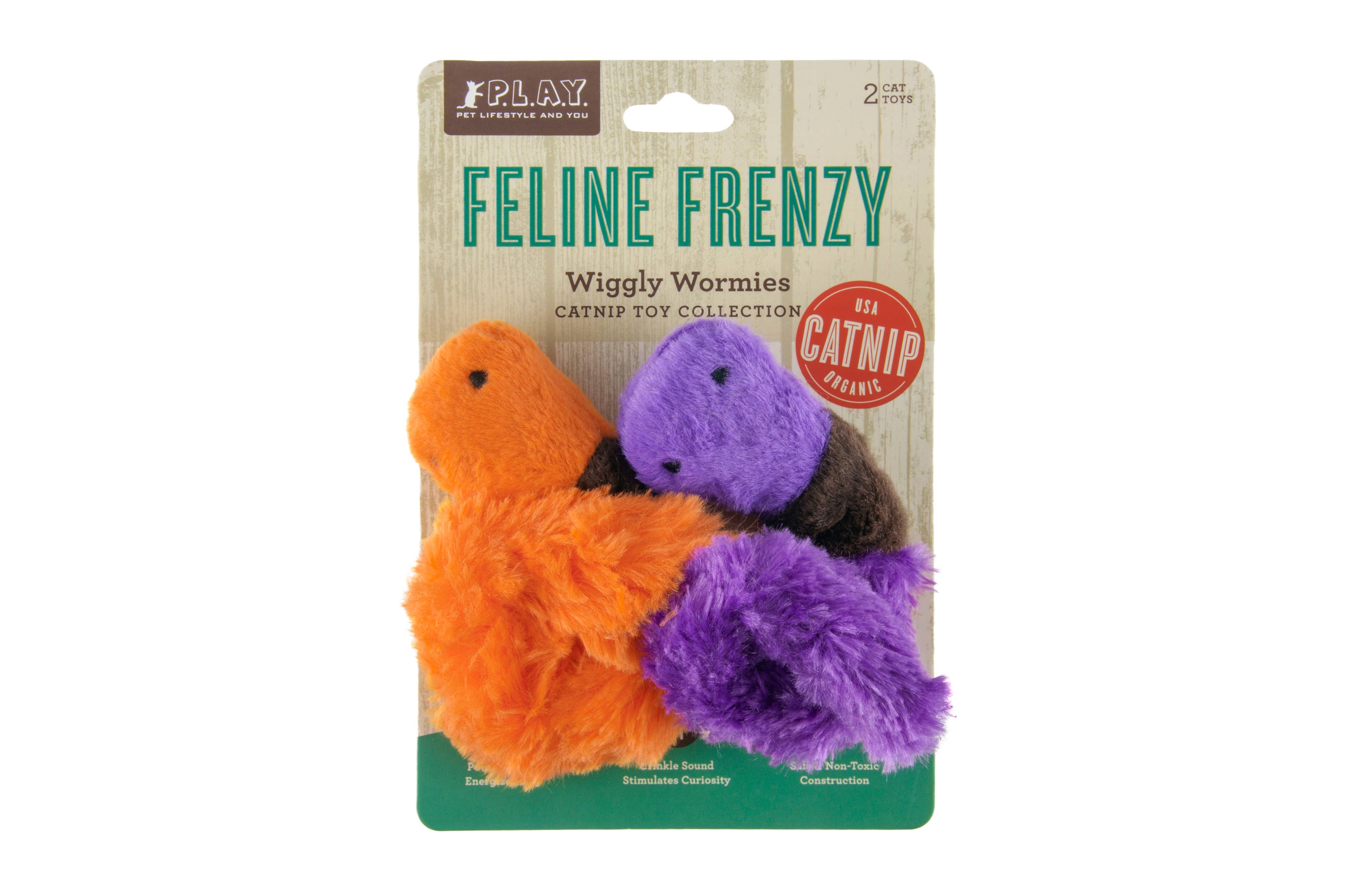 P.L.A.Y. Pet Lifestyle and You - Vente Jouet – chat - Feline Frenzy - Wiggly Wormies2