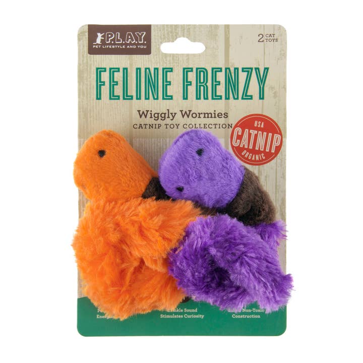 P.L.A.Y. Pet Lifestyle and You - Vente Jouet – chat - Feline Frenzy - Wiggly Wormies2