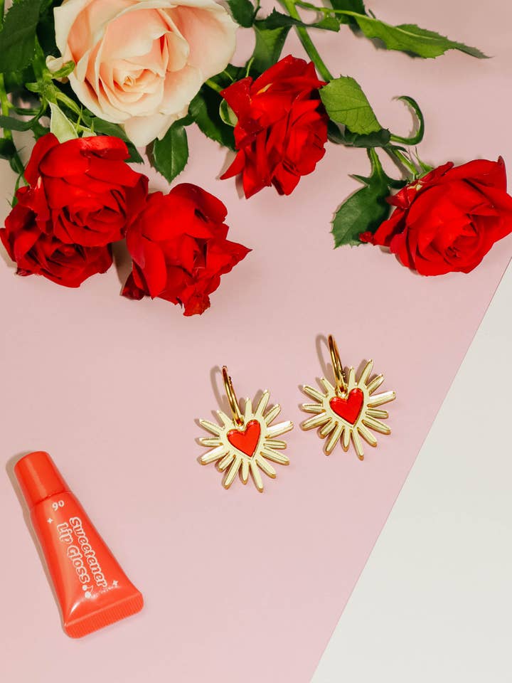 Stralende Hart Hoepels voor wholesale door Kam Creates