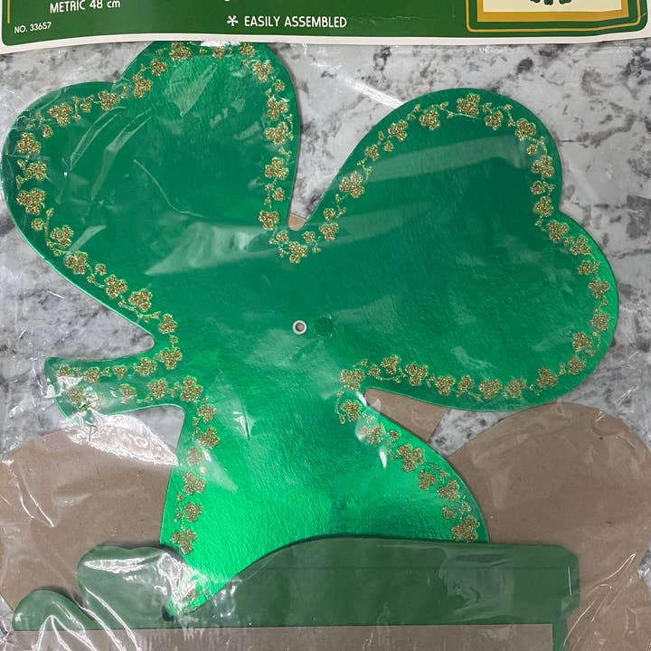 19" Hanging Shamrock for wholesale by Caufield's Novelty