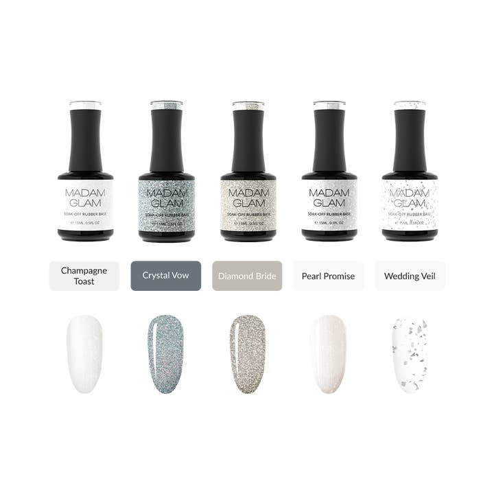 Rubber Base Bundle for wholesale by Madam Glam