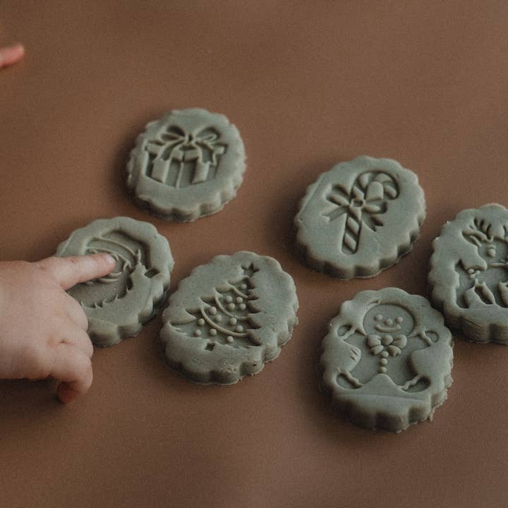 Kinfolk Pantry - Wholesale DIY Craft Kit - Kids - Christmas Eco Stamp Set - Playdough Tool9