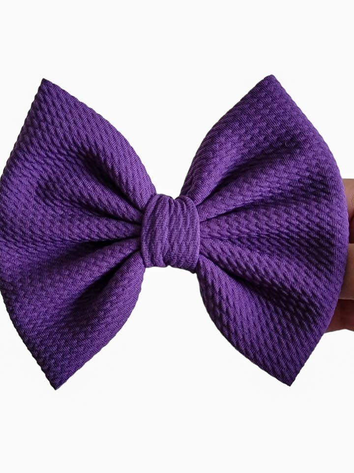 Savannah Bow-roxo por atacado de Dainty Delights Creations