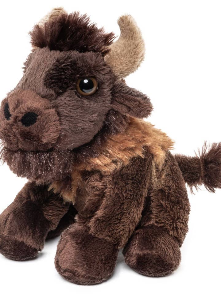 Bison Plushie - 13 cm (højde) - kosel/plyslegetøj for engroshandel hos Uni Toys