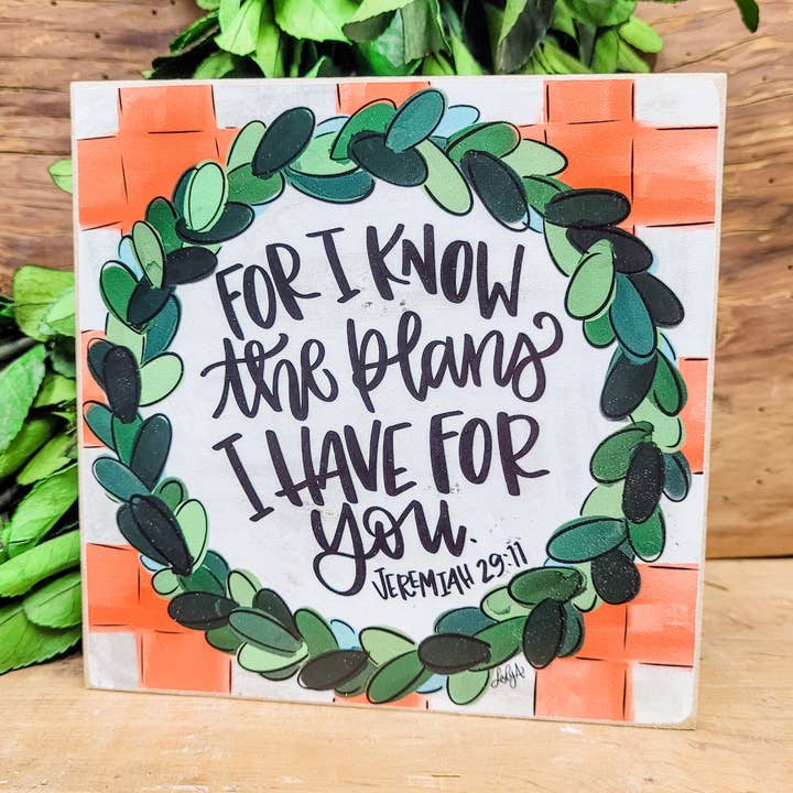 Art Blocks - Jeremiah 29:11 for wholesale by Studio 29 Eleven