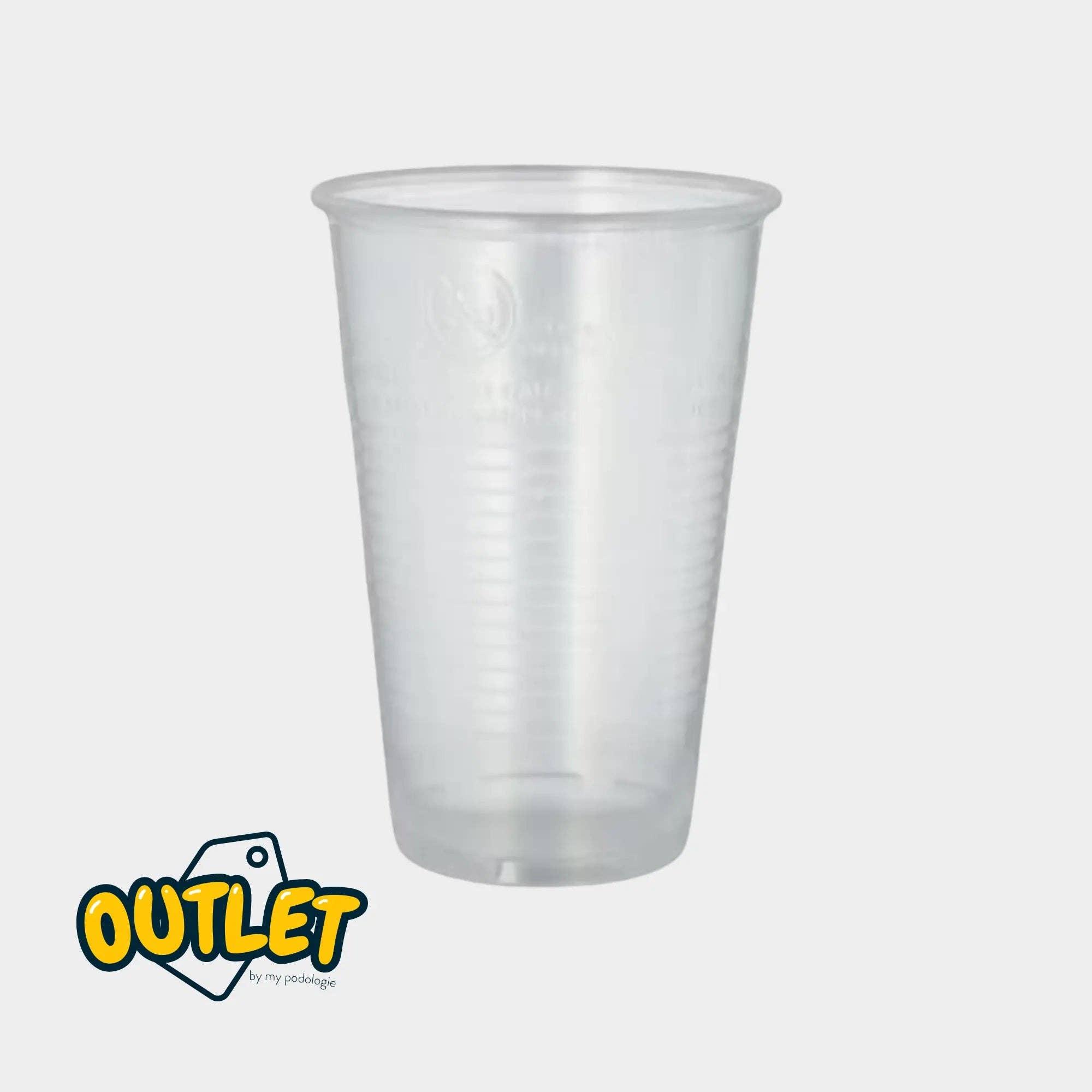 My Podologie - Wholesale Drinking Glass/Cup - 50 single-use cups in transparent PLA0