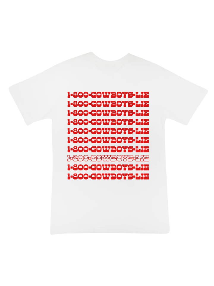 Ward Whimsey - Wholesale T-Shirt (Graphic) - Unisex - 1-800-Cowboy Lie - Graphic Tee0