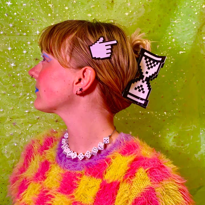 Peach Beast - Wholesale Hair Clip - Women's - Y2K Cursor Hair Clip Set5