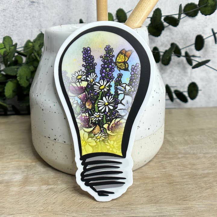 Floral Lightbulb Vinyl Sticker and other Purchase Wholesale calla lily bulbs. Free Returns & Net 60 Terms on Faire trending on Faire.