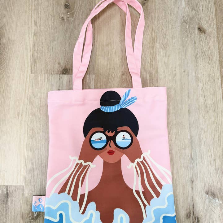 Angela Wan Art - Wholesale Tote Bag - Women's - See What I See Tote Bag – Hawaii-Inspired Art Tote for Beach & Everyday Use3