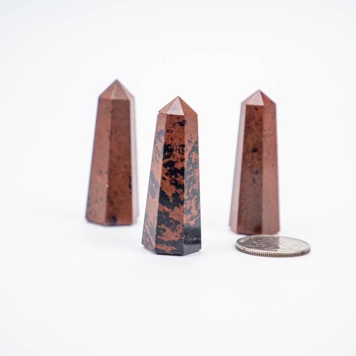 Pelham Grayson Rose - Wholesale Spiritual Stone/Crystal - Tapered Obelisk | Standing Point11