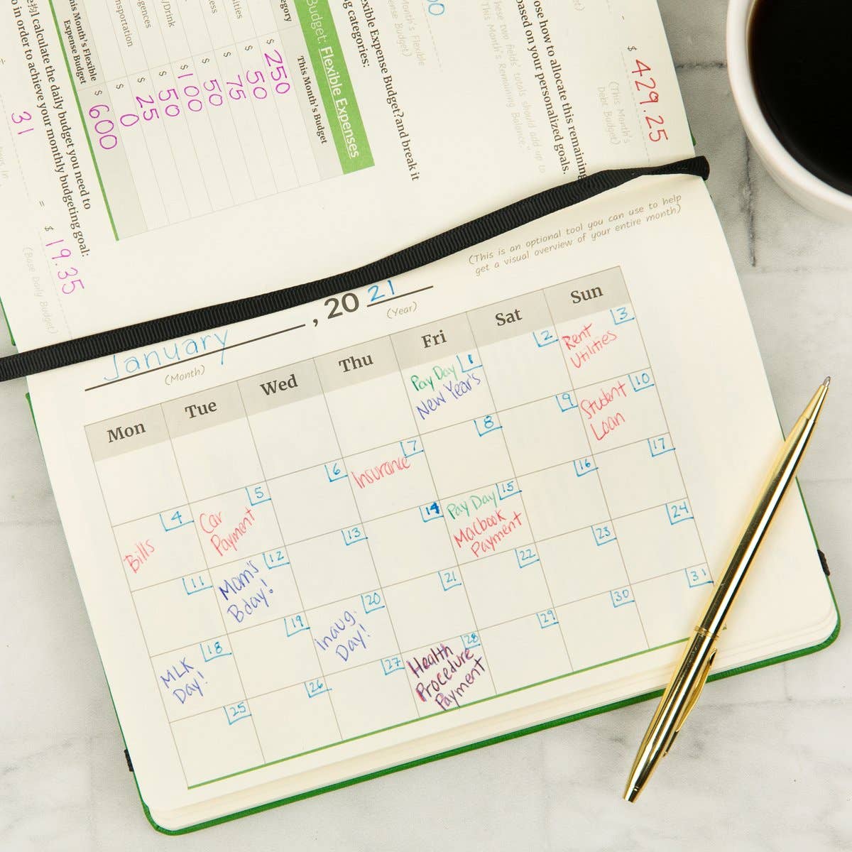 Habit Nest – Großhandel Tagebuch – Die Budgeting Sidekick Journal Series (Bände 1 & 2)4