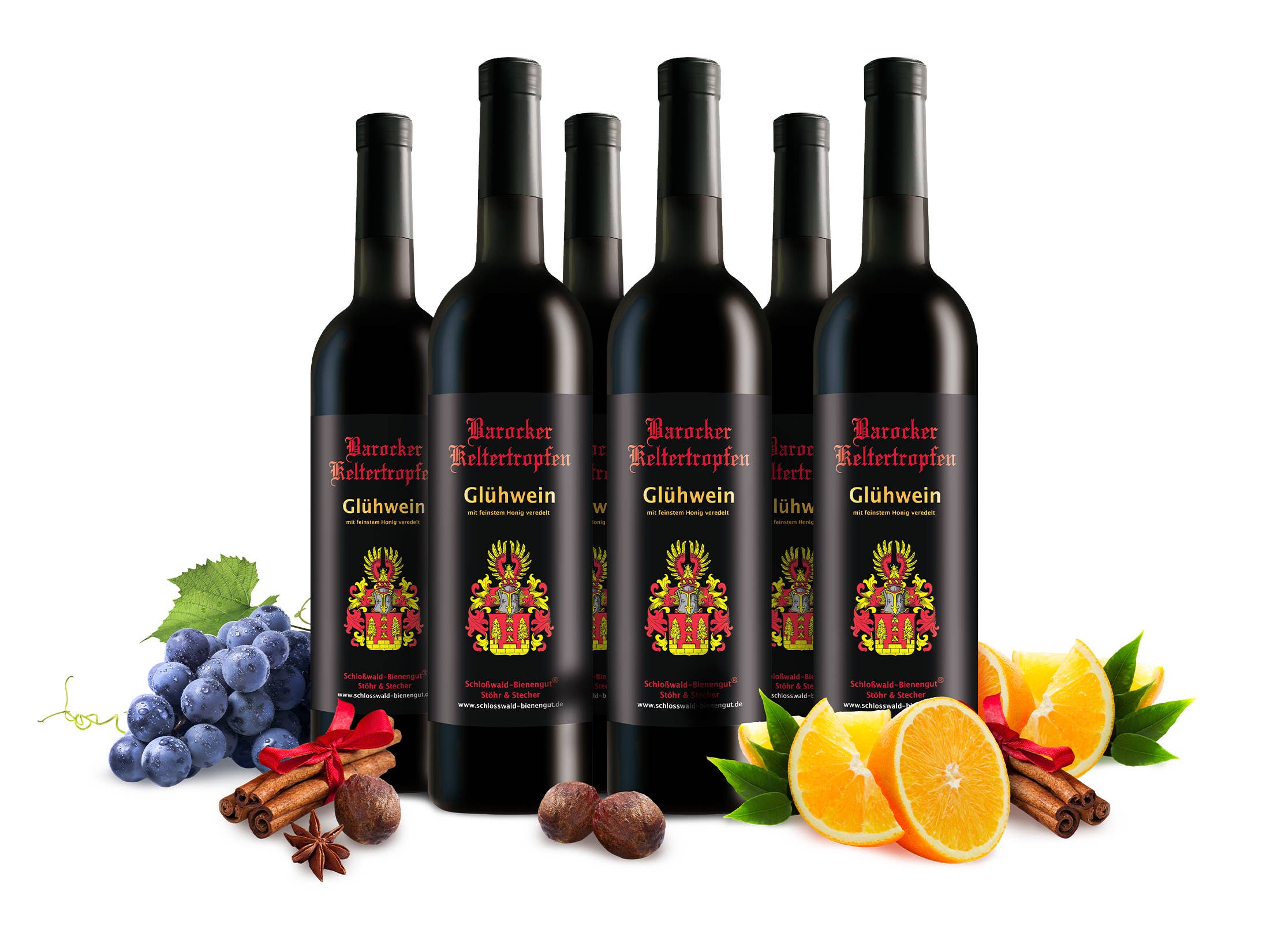 Schloßwald-Bienengut® - Wholesale Hot Cocoa Mix/Kit - Baroque Pressed Drop – Mulled Wine with Honey1