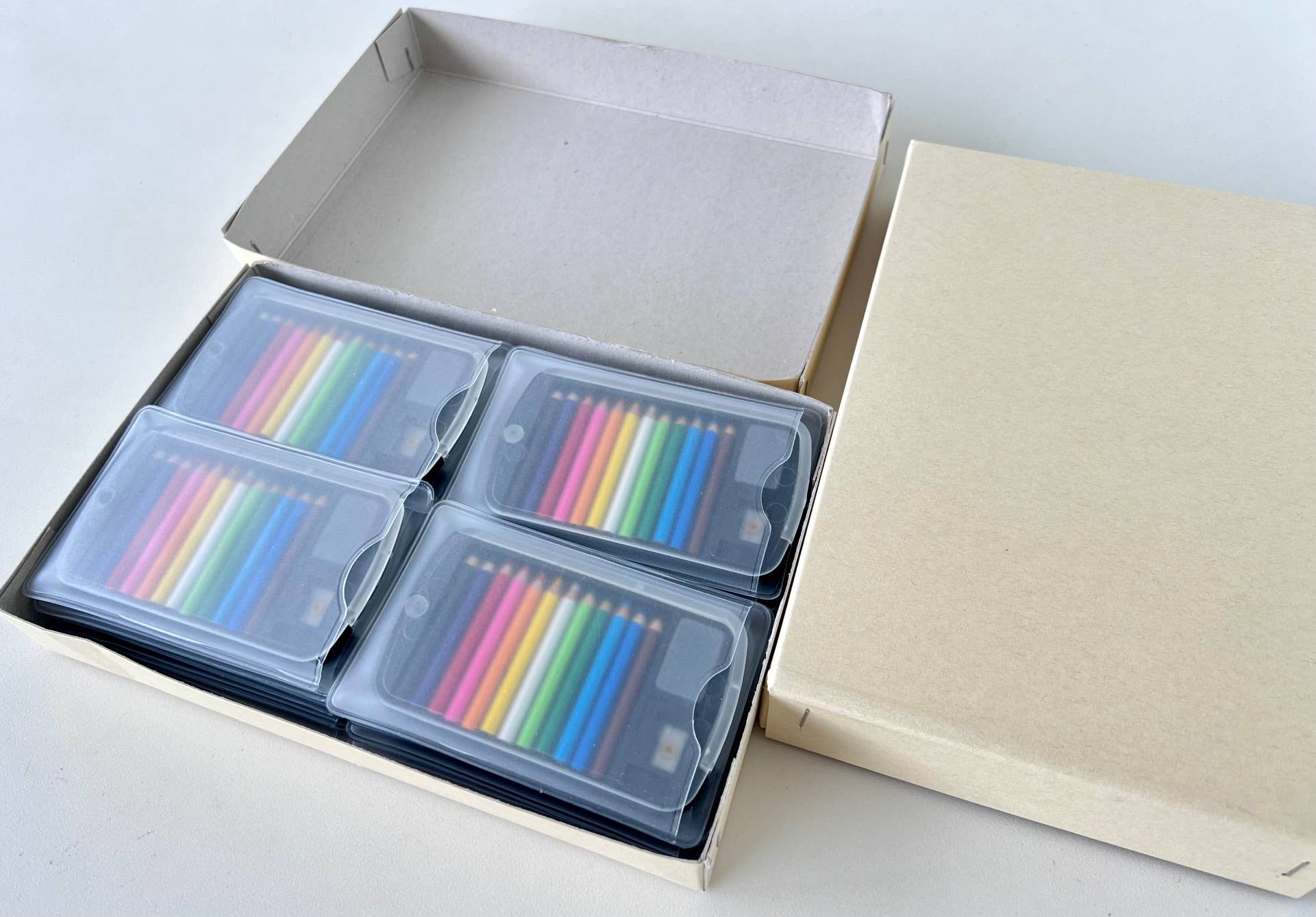 BCmini - Wholesale Pencil - 22130 Mini Pencils in Clear Card Case-203