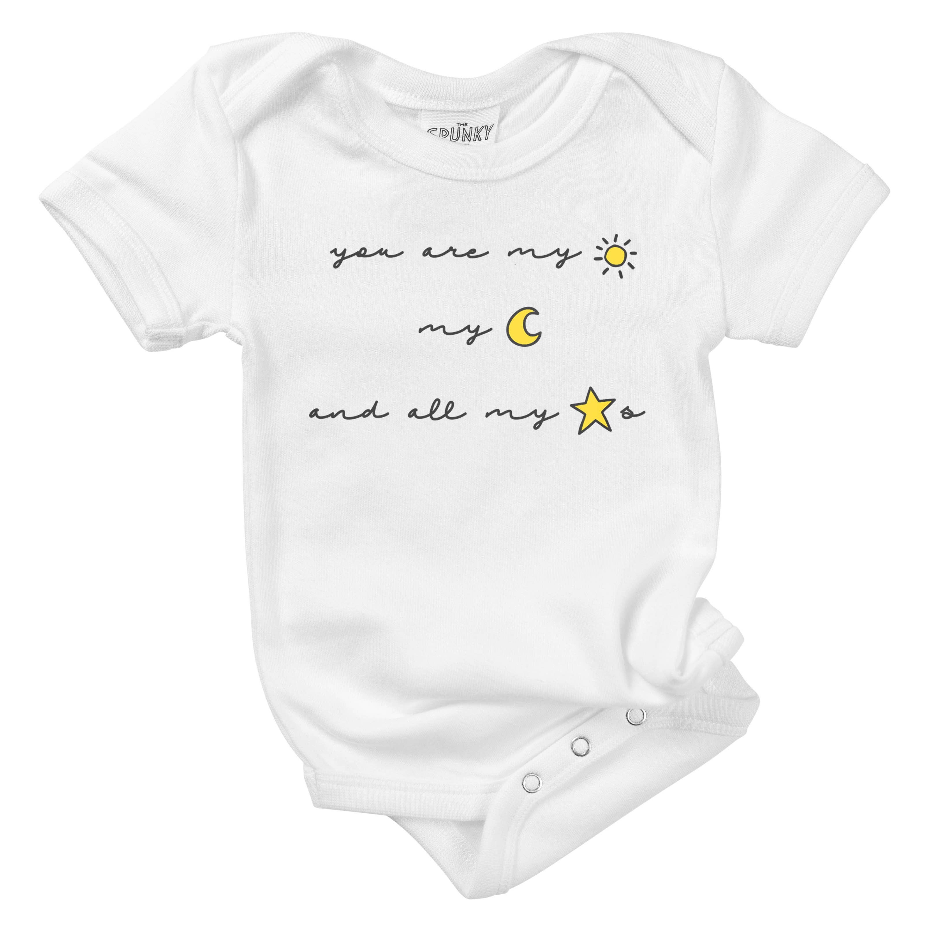 Spunky Stork - Wholesale Bodysuit (Non-Footed) - Baby - You Are My Sun Moon Stars Organic Cotton Baby Bodysuit0
