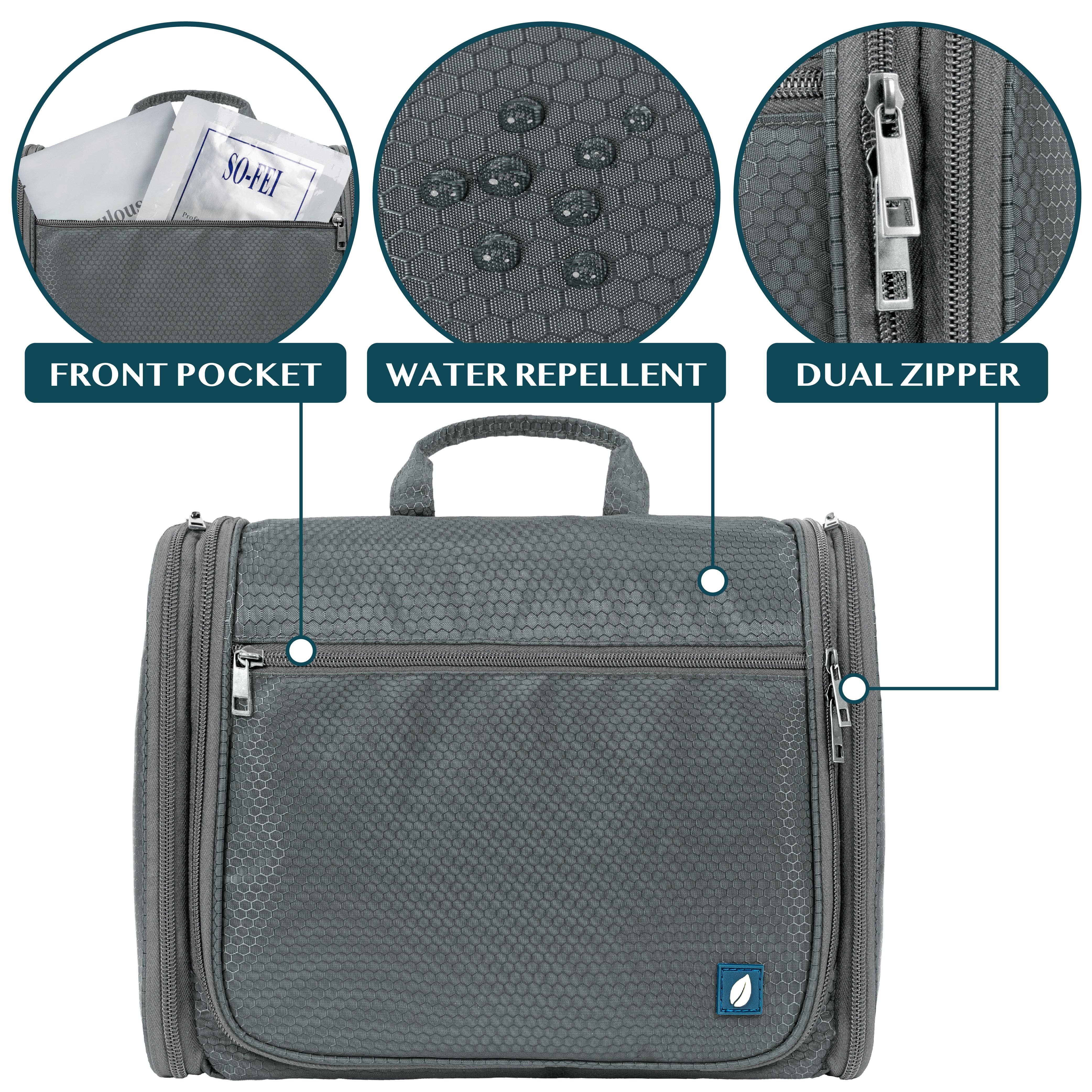 Pavilia – wholesale Toiletry bag – Unisex – Classic Hanging Toiletry Organizer Bag5