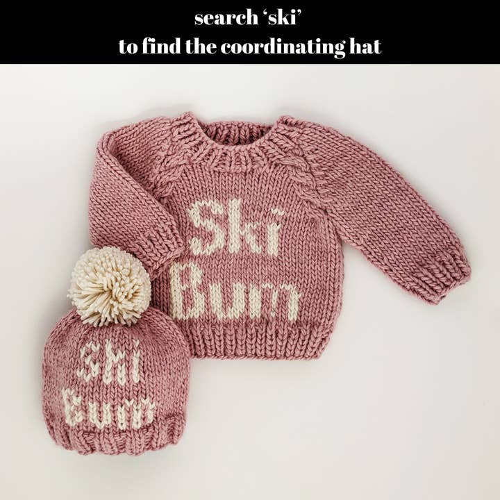 Huggalugs - Wholesale Knit Sweater - Baby - Ski Bum Rosy Crew Neck Sweater Baby & Toddler3