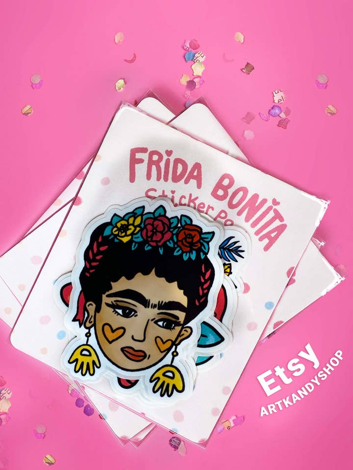 Frida Kahlo Sticker Pack for wholesale by ArtKandy