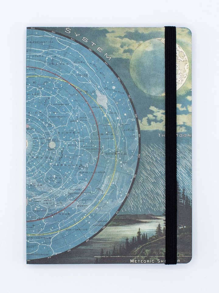 Meteorschauer A5 Softcover-Notizbuch (Karton mit 6 Stück) für den Großhandel von Cognitive Surplus EU