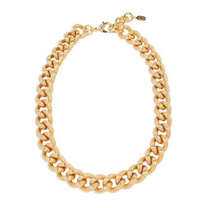 Striped chain necklace for wholesale by Bijoux Jean André S.R.L.