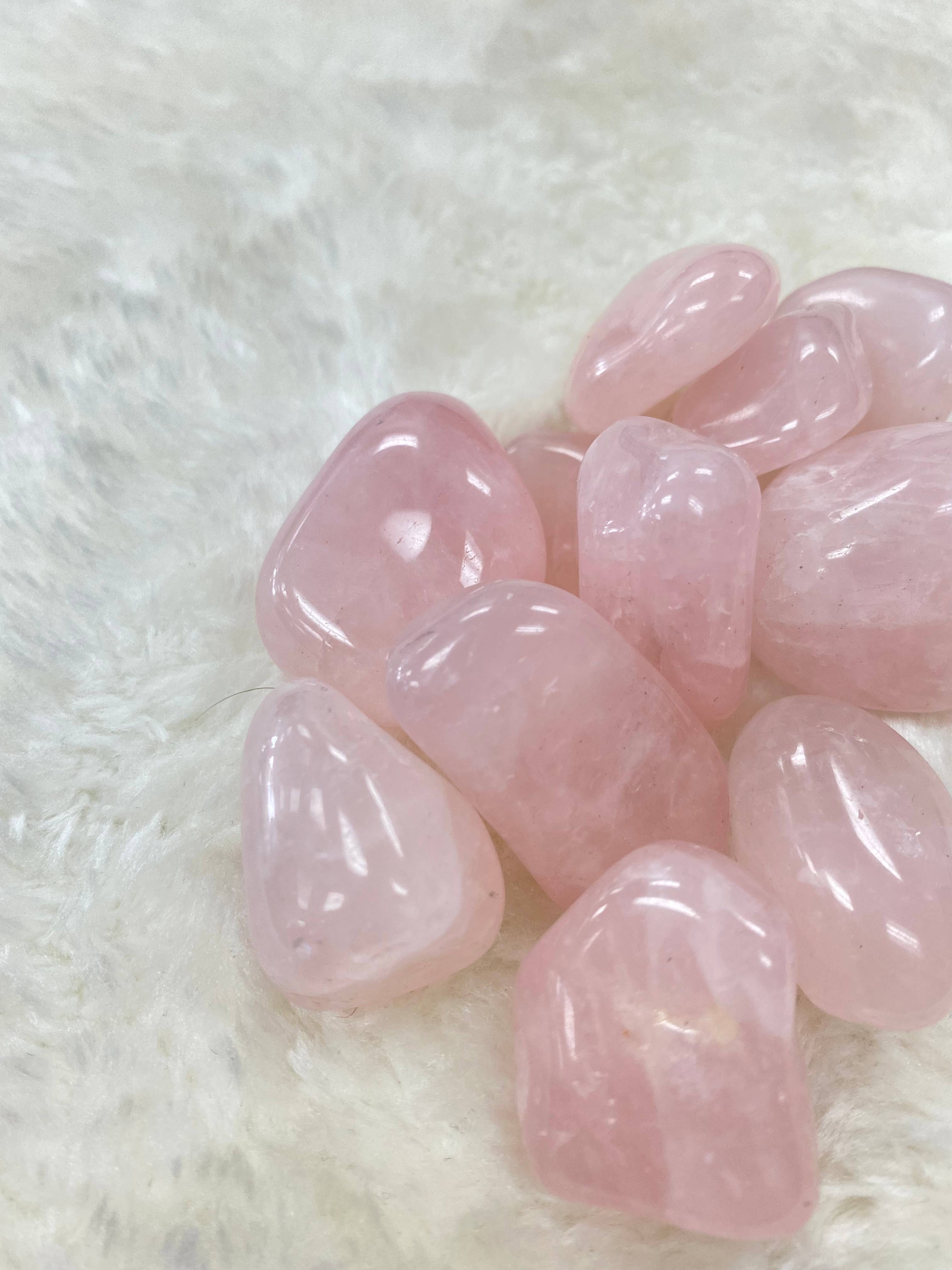 Element Apothecary - Wholesale Spiritual Stone/Crystal - Pink Quartz Tumbled Crystal1