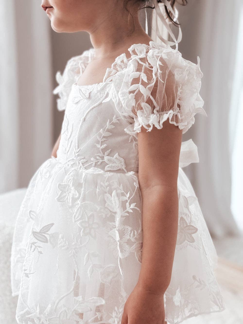 A Little Lacey – wholesale Dress – Baby – Petal White Embroidered Baby Dress7