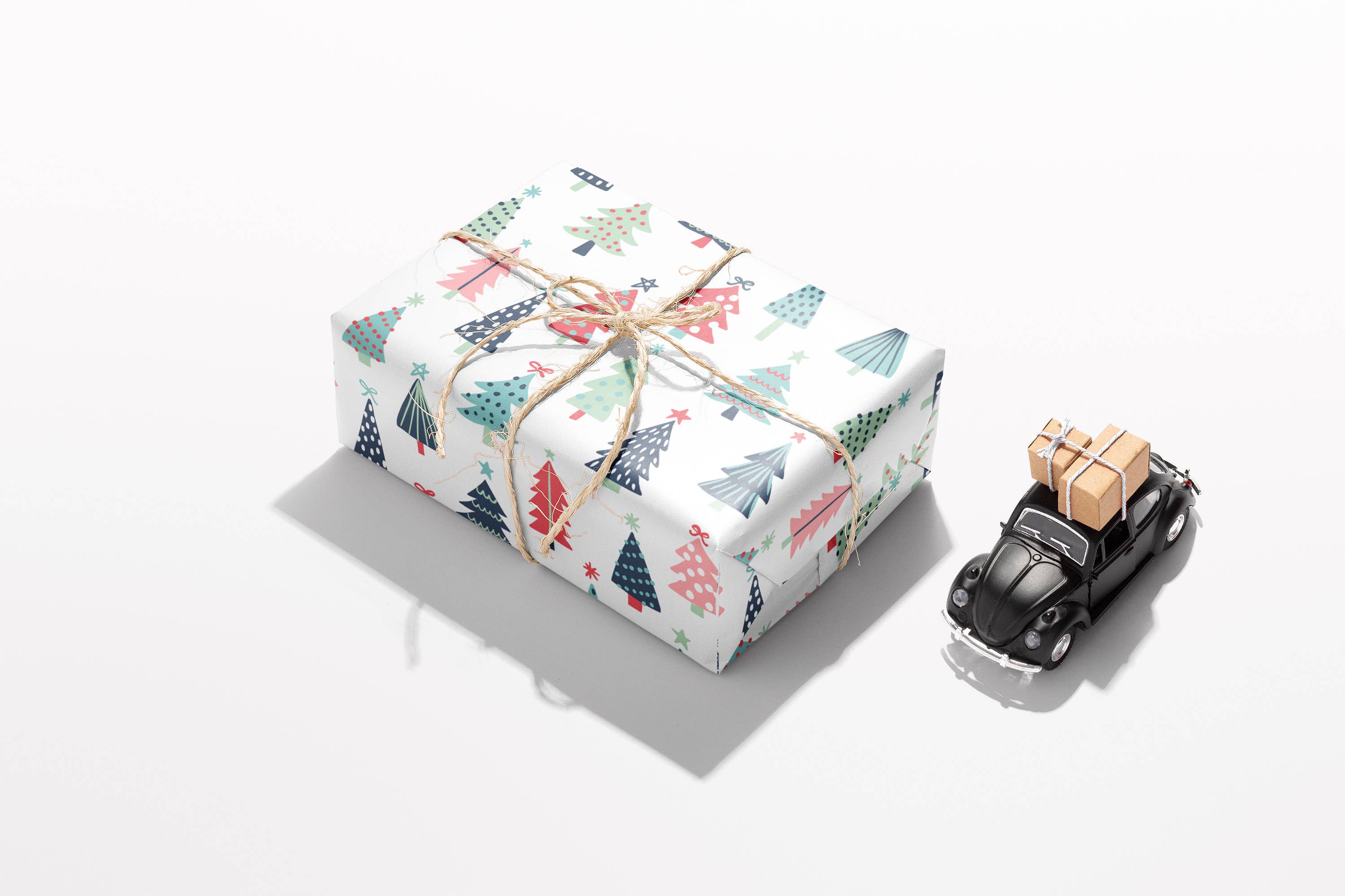 Ofelia & Co. – Engroshandel Indpakningspapir – Ho Ho Ho gaveindpakningspapir ruller - 3-pak julepapir7