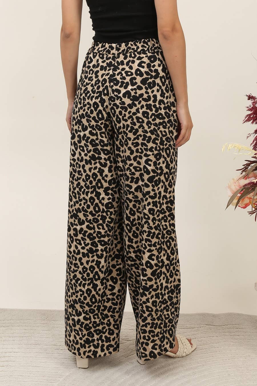 Attrait Paris - Vendita all'ingrosso Piumino - Donna - Pantaloni eleganti leopardati o tinta unita7